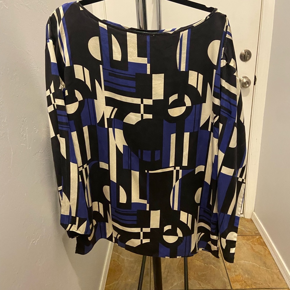 Ralph Lauren silk Top size Large - Picture 2 of 3